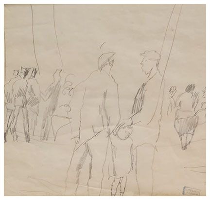 Jules Pascin Un rue à Séville 1930